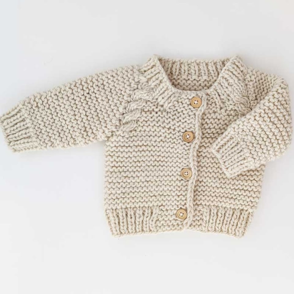 Knit Cardigan - Natural 