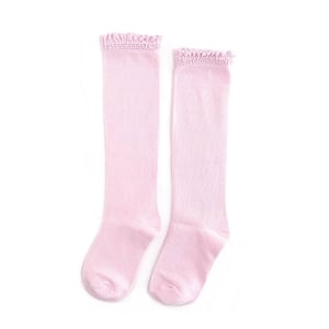 Little Stocking Co. Knee High Socks - Cotton Candy Pink