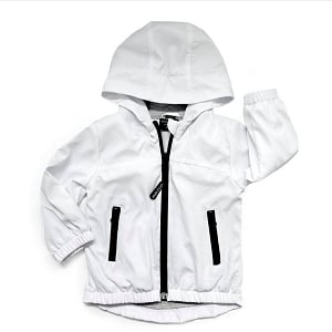 LB White Windbreaker  