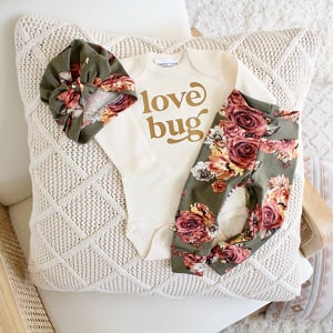 Camel Love Bug Onesie 
