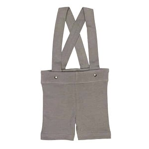 L'oved Baby Suspender Shorts - Gray