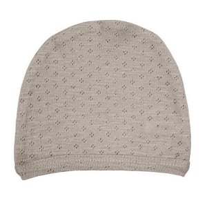 Organic Pointelle Hat - Sand Castle