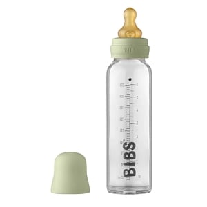 BIBS Baby Glass Bottle Complete Set 225ml - Sage