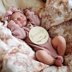 Sunset Floral Muslin Swaddle 