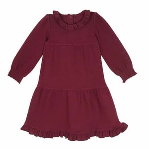 L'oved Baby Long Sleeve Kids Corduroy Dress - SugarPlum 