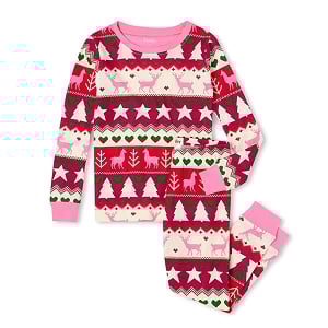 Holiday Fair Isle Organic Cotton PJ Set