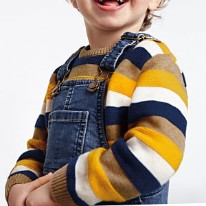 Mayoral Stripe Sweater - Corn