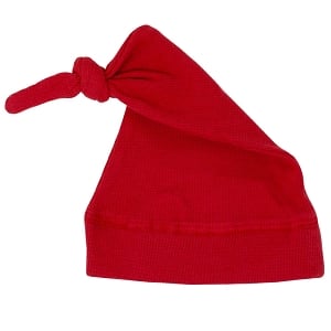 L'oved Baby Organic Thermal Knotted Cap - Cherry