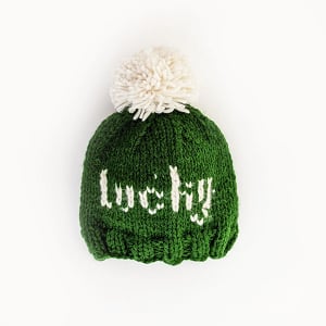  Lucky St. Patrick's Day Hand Knit Beanie Hat
