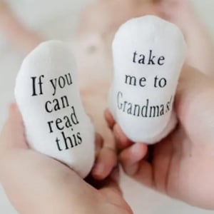 Take Me to Grandmas Socks