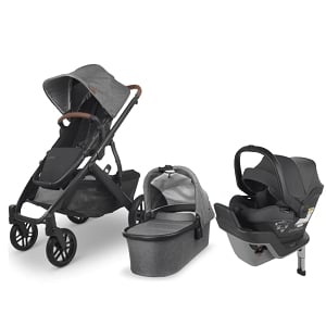 UPPAbaby VISTA V2 and MESA Max Travel System - Greyson Charcoal Melange/Greyson Charcoal Melange