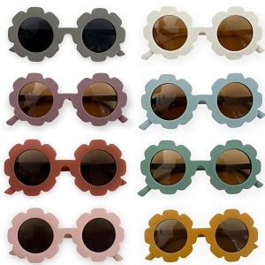 Flower Daisy Frosted Sunglasses