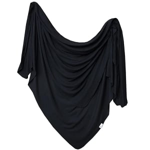Knit Swaddle Blanket - Midnight