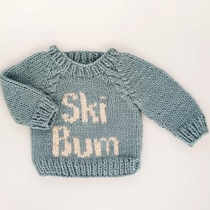   Ski Bum Surf Crew Neck Sweater