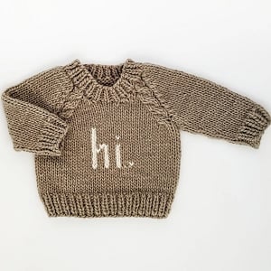 hi. Pebble Crew Neck Sweater