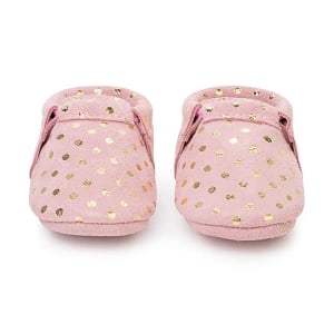 Confetti Fringeless Leather Baby Shoes 
