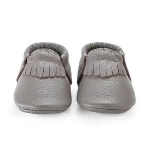 Slate Genuine Leather Baby Shoes