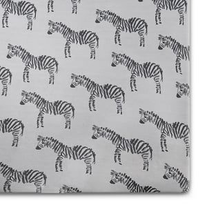 Oilo Zebra Crib Sheet 