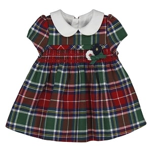 Mayoral Plaid Smocked Dress