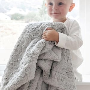 Saranoni Dream Receiving Blanket - Pebble
