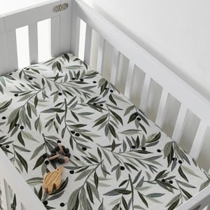 Mini Crib Sheet Olive Branches