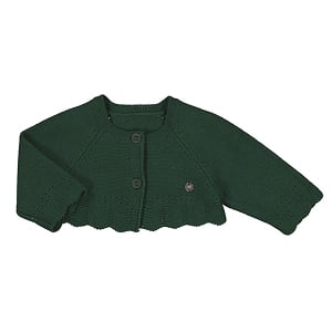 Mayoral Knit Short Cardigan - Pine