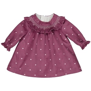 Mayoral Velvet Dress - Eggplant