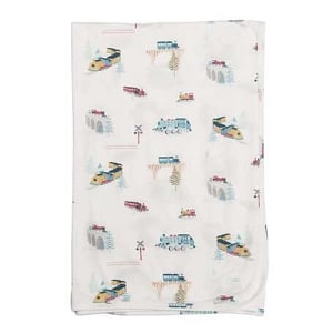 Stretch Knit Blanket - All Aboard