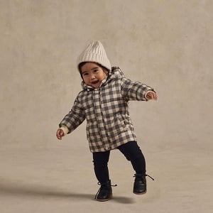 Rylee & Cru Ski Jacket - Charcoal Check