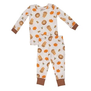 Pumpkin Spice Latte Long Sleeve Loungewear Set