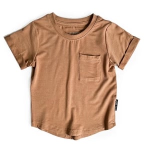 LB Bamboo Pocket Tee - Nutmeg
