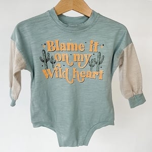 Blame Wild Heart Graphic Romper