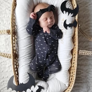 L'oved Baby Organic 2-Way Zipper Footie - Boo