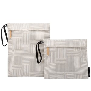Wet Bag Duo in Checker Stitch