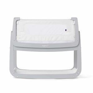 SnuzPod4 Bedside Bassinet - Dove Grey