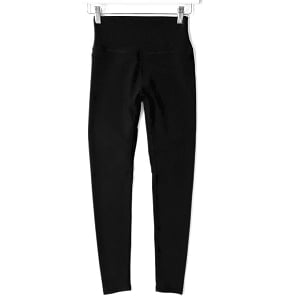 LB Adult Women's Athletic Ribbed Legging - Black
