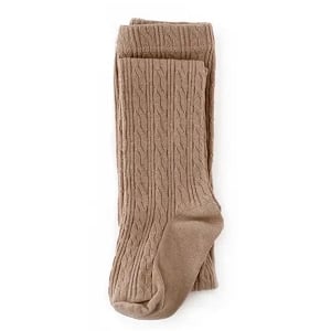 Cable Knit Tights - Oat