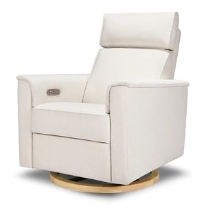 Namesake by Monogram Willa Power Recliner w/ Adjustable Headrest & USB - Performance Cream