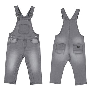 Soft Denim Grey Overalls
