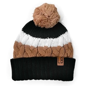 LB Chunky Pom Beanie - Nutmeg