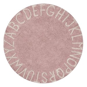 Lorena Canals Round ABC Rug - Blush