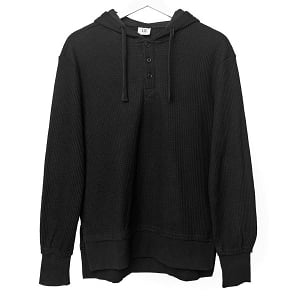 LB Adult Thermal Hoodie - Black