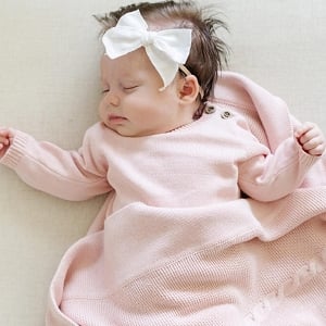 Saranoni Heirloom Cotton Knit Set - Pink