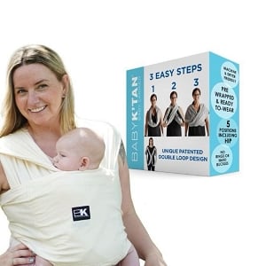 Baby K’tan Pre-Wrapped - Ready To Wear Baby Carrier - Organic Natural