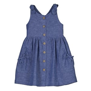 Mayoral Linen Button Up Dress
