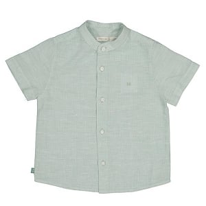 Mayoral Button Up Tee - Eucalyptus