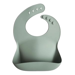 Silicone Baby Bib - Cambridge Blue