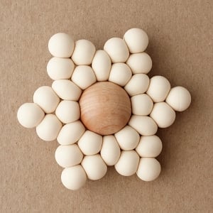 Star Teether - Cream