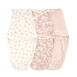 Aden + Anais Garden Minky 3 Pack Easy Swaddle Wraps 