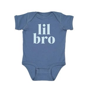Lil Bro Onesie - Indigo